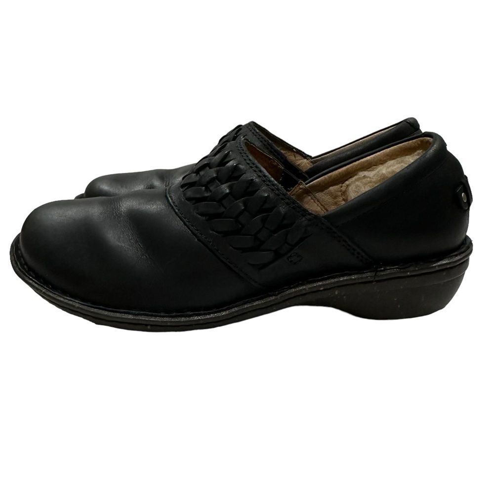 UGG Black Anila Slip-on Shoe Fleece Lined Shoe - Picture 3 of 9